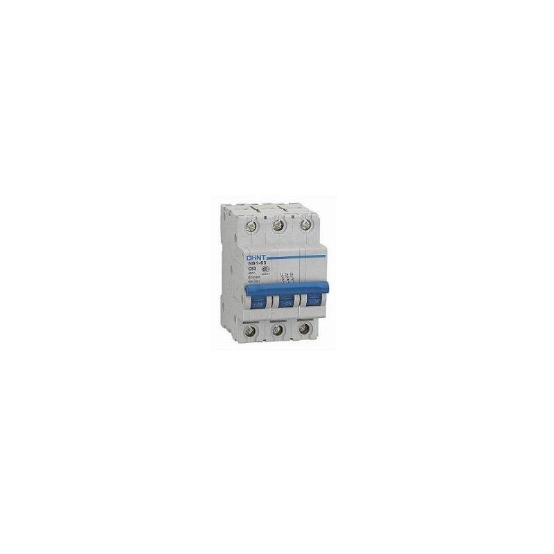 Chint Circuit Breaker Mcb, Nb1-63, 3p, C25, 6ka