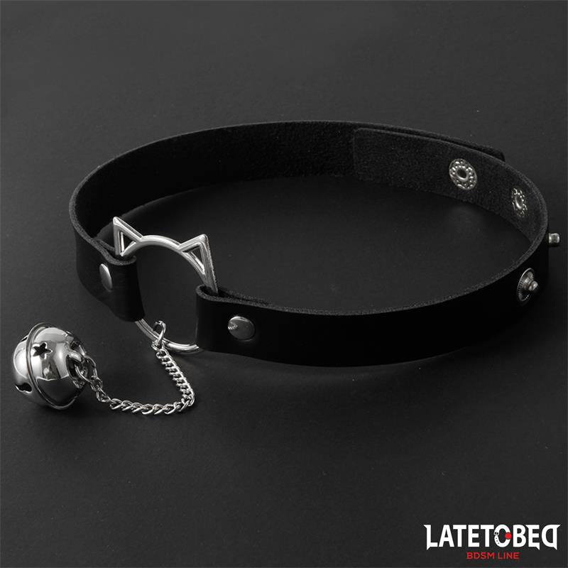 Choker Con Aro Con Orejitas Y Cascabel