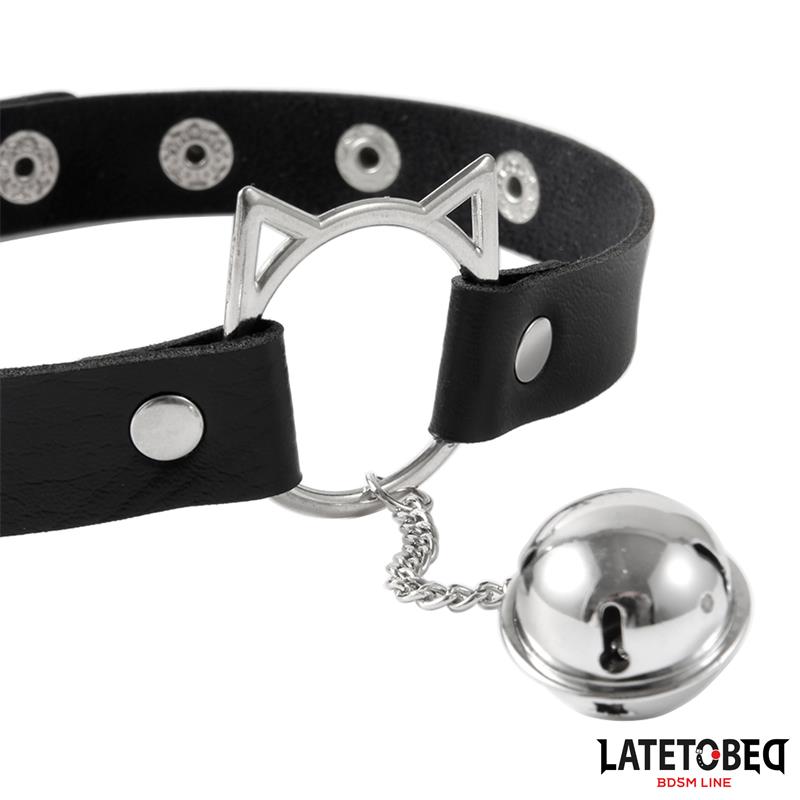 Choker Con Aro Con Orejitas Y Cascabel