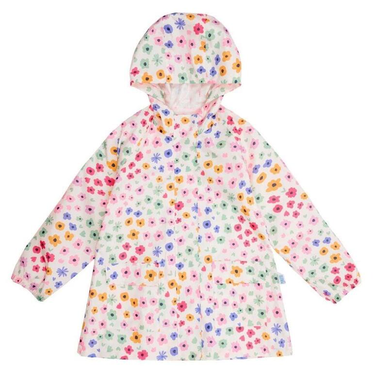 Chubasquero Espalda Extensible Flores M