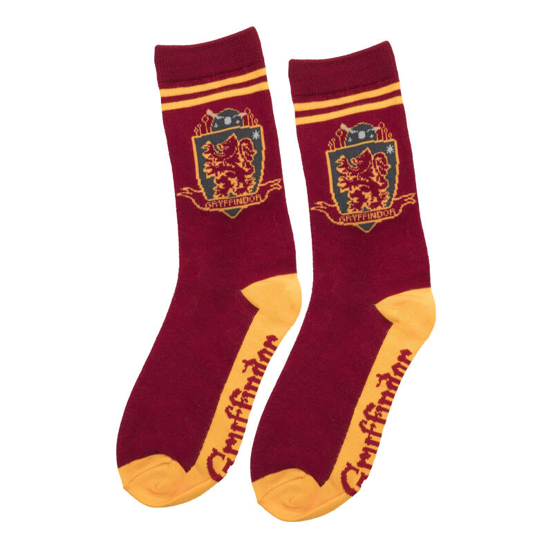 Cinereplicas Set Of 3 Gryffindor Socks Unisex Rojo, Amarillo 3 Par(Es)