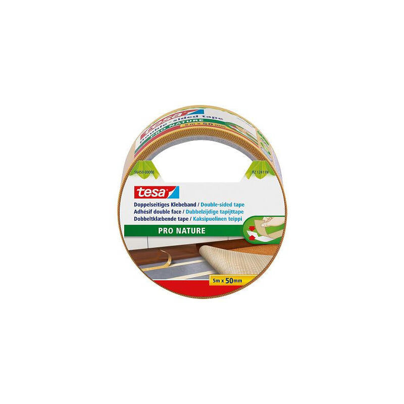Cinta Adhesiva De Doble Cara Tesa Pro Nature 5m 50mm