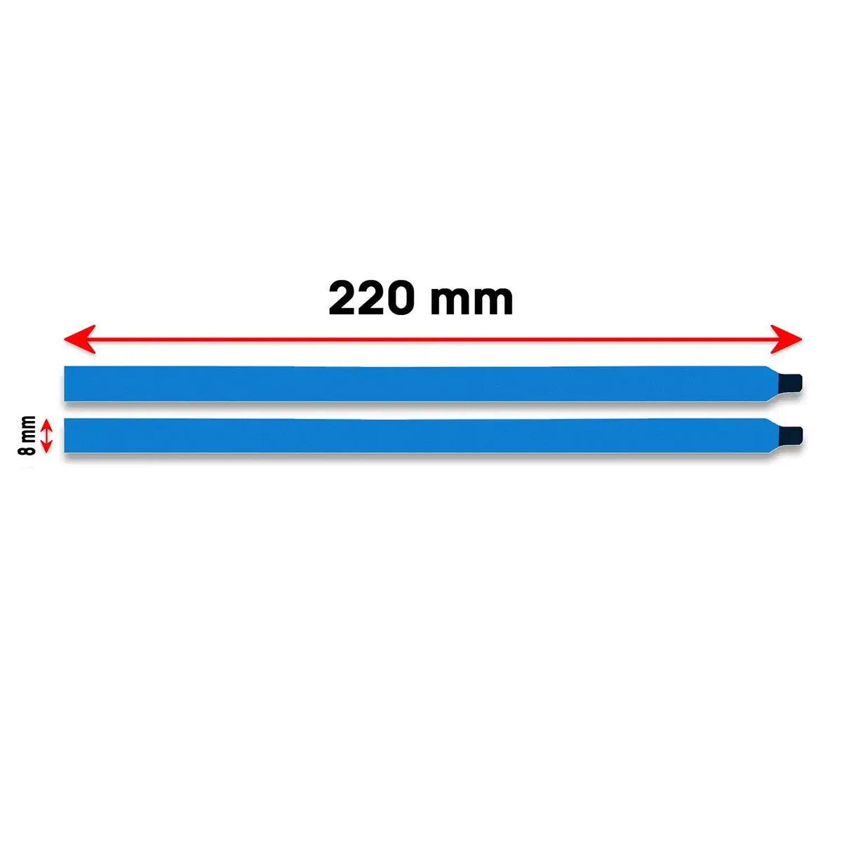 Cinta Adhesiva Azul Para Pantalla De Portátil 13.3-17.3 Pulgadas 220X8X0.3 Mm