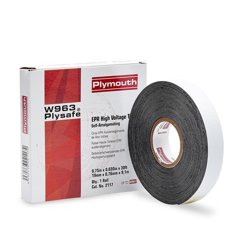 Cinta Aislante Caucho Epr Negra Autosoldable Vulcanizable 9,1 M X 19 Mm X 0,76 Mm