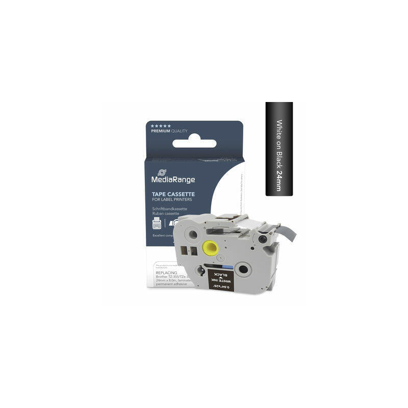 Cinta Mediarange Aprox. Brother Tz-355 Tze-355 24mm 8m Ws