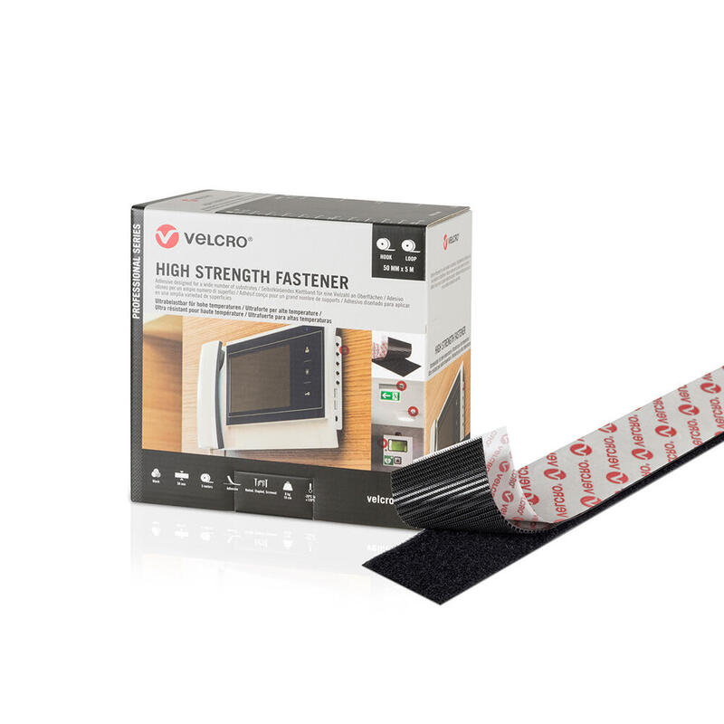 Cinta Ultrafuerte Adhesiva, Negra, 50mm X 5m