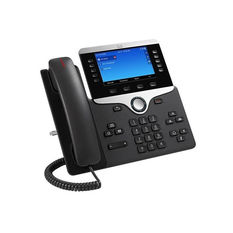 Cisco 8841 Teléfono Ip Negro, Plata