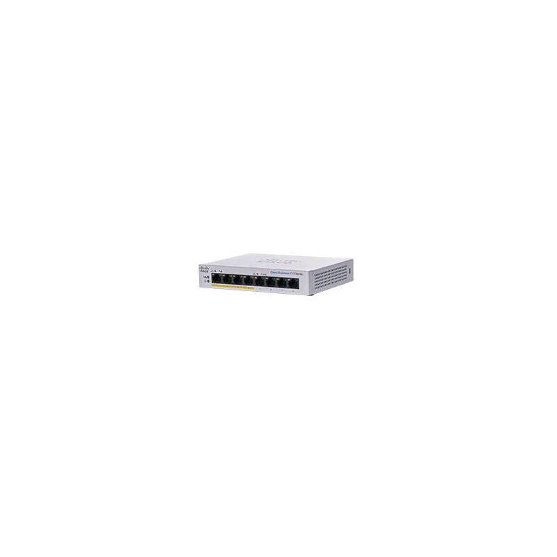Cisco Business 110 Series 110-8pp-D Conmutador Sin Gestionar 4 X 10/100/1000 (Poe) + 4 X 10/100/1000 Montaje En Rack Sobremesa Montaje En Pared Poe (32 W) Alimentación Cc