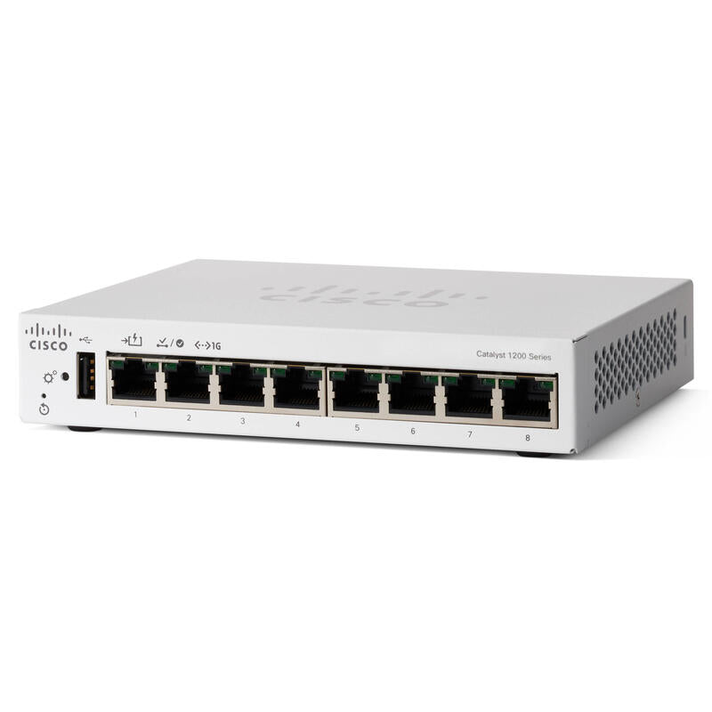 Cisco C1200-8t-D Switch Gestionado L2/L3 Gigabit Ethernet (10/100/1000) Blanco