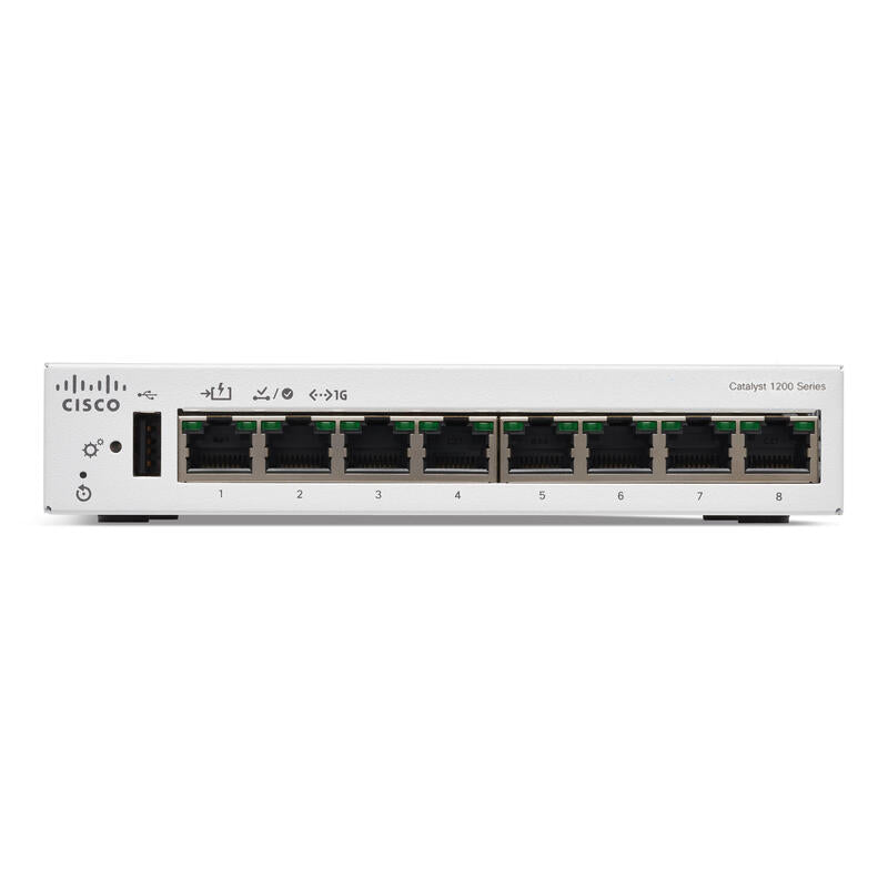 Cisco C1200-8t-D Switch Gestionado L2/L3 Gigabit Ethernet (10/100/1000) Blanco
