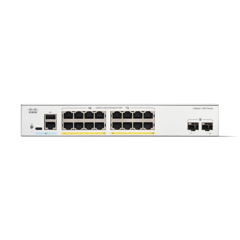 Cisco C1300-16fp-2g Switch Gestionado L2/L3 Gigabit Ethernet (10/100/1000) Blanco