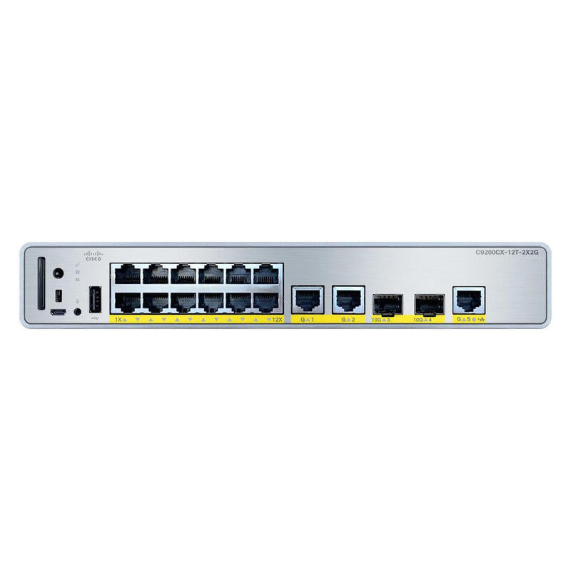 Cisco C9200cx-12t-2x2g-E Switch Gestionado Gigabit Ethernet (10/100/1000) Energía Sobre Ethernet (Poe)