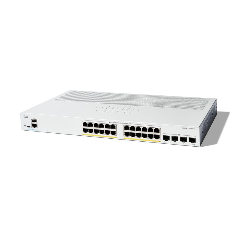 Cisco Catalyst 1200 Gestionado L2 Gigabit Ethernet (10/100/1000) Energía Sobre Ethernet (Poe) 1u Blanco