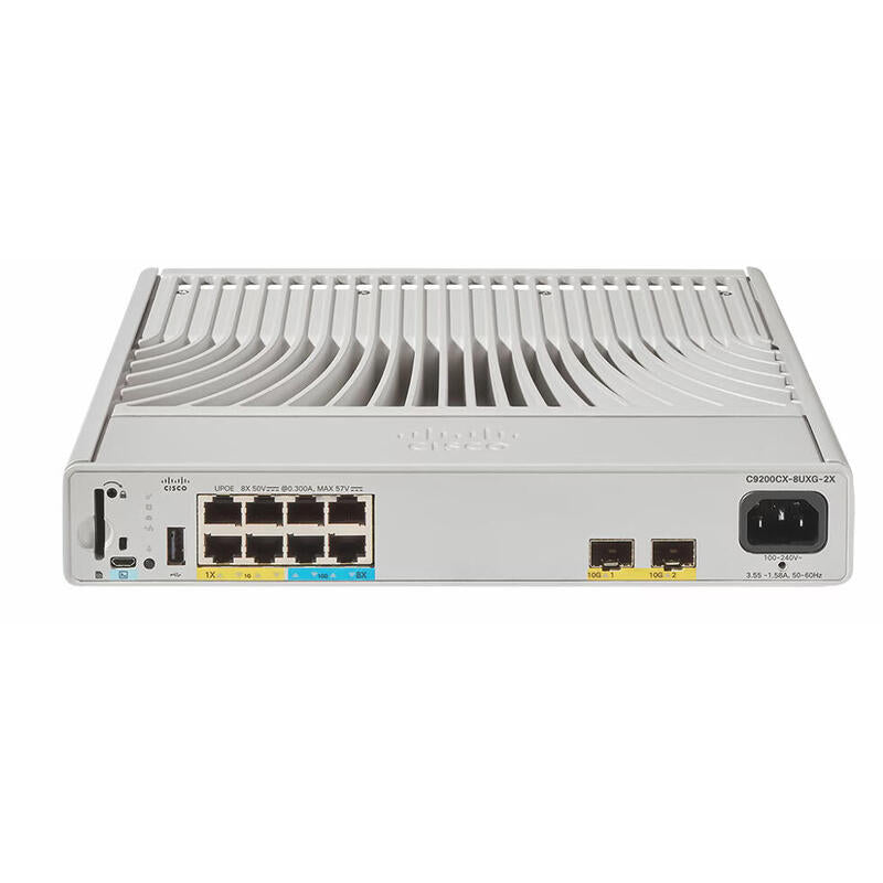 Cisco Catalyst C9200cx-8uxg-2x-E Switch Gestionado L2/L3 Energía Sobre Ethernet (Poe) Gris