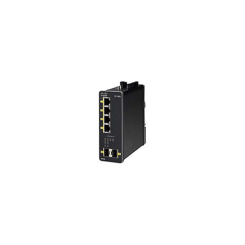 Cisco Ie 1000-4p2s-Lm Gestionado Gigabit Ethernet (10/100/1000) Negro Energía Sobre Ethernet (Poe)