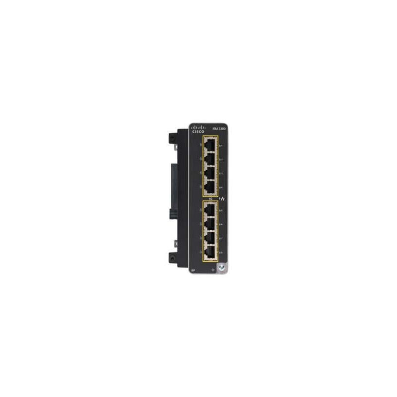 Cisco Iem-3300-8p= Switch Gestionado L2 Gigabit Ethernet (10/100/1000) Energía Sobre Ethernet (Poe) Negro