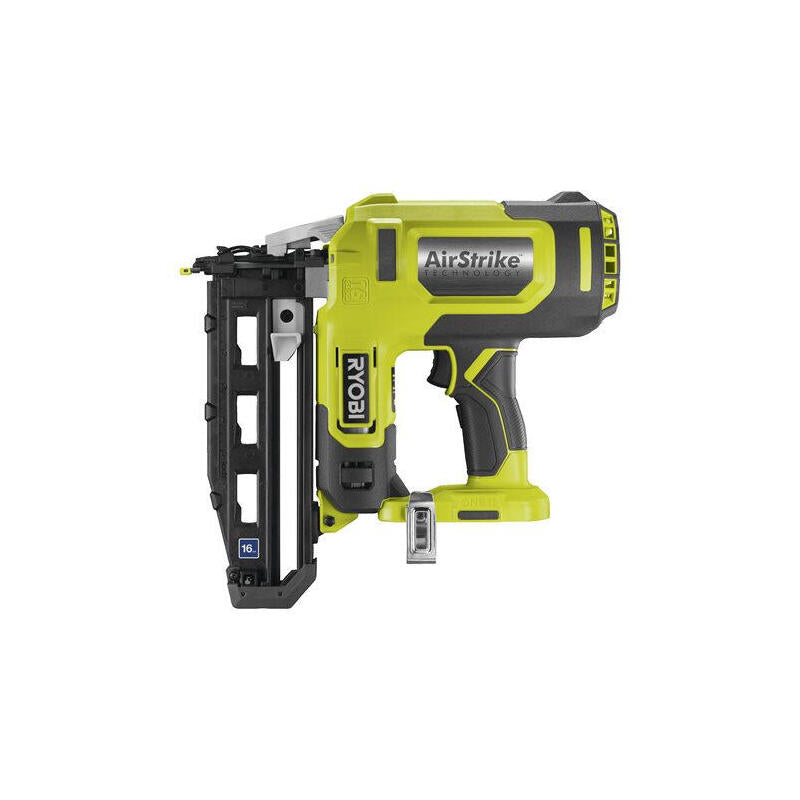 Clavadora Inalámbrica Ryobi One+ R16gn18-0, 18 Voltios (Verde/Negro, Sin Batería Ni Cargador)