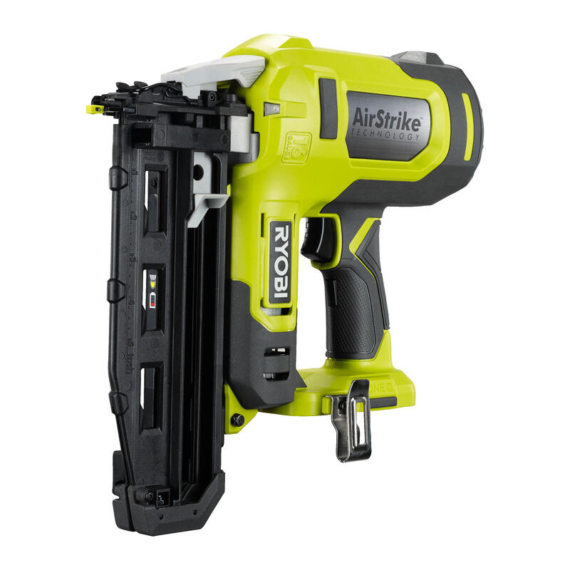 Clavadora Inalámbrica Ryobi One+ R16gn18-0, 18 Voltios (Verde/Negro, Sin Batería Ni Cargador)