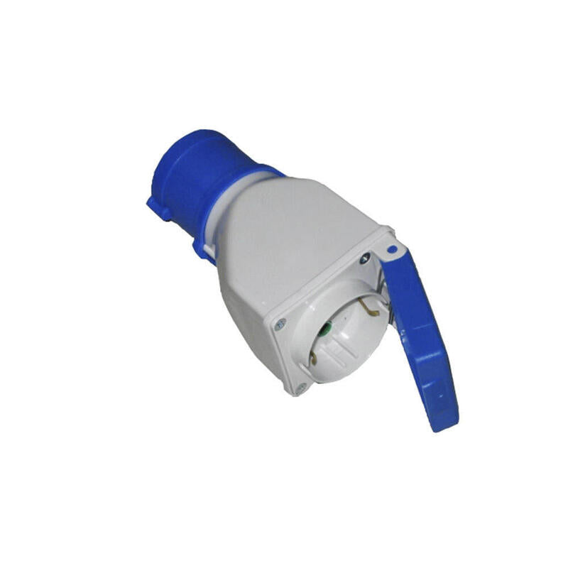 Clavija Adaptador Cetac A Base Schuko Con Tapa 2 P+T 16a Solera 904012