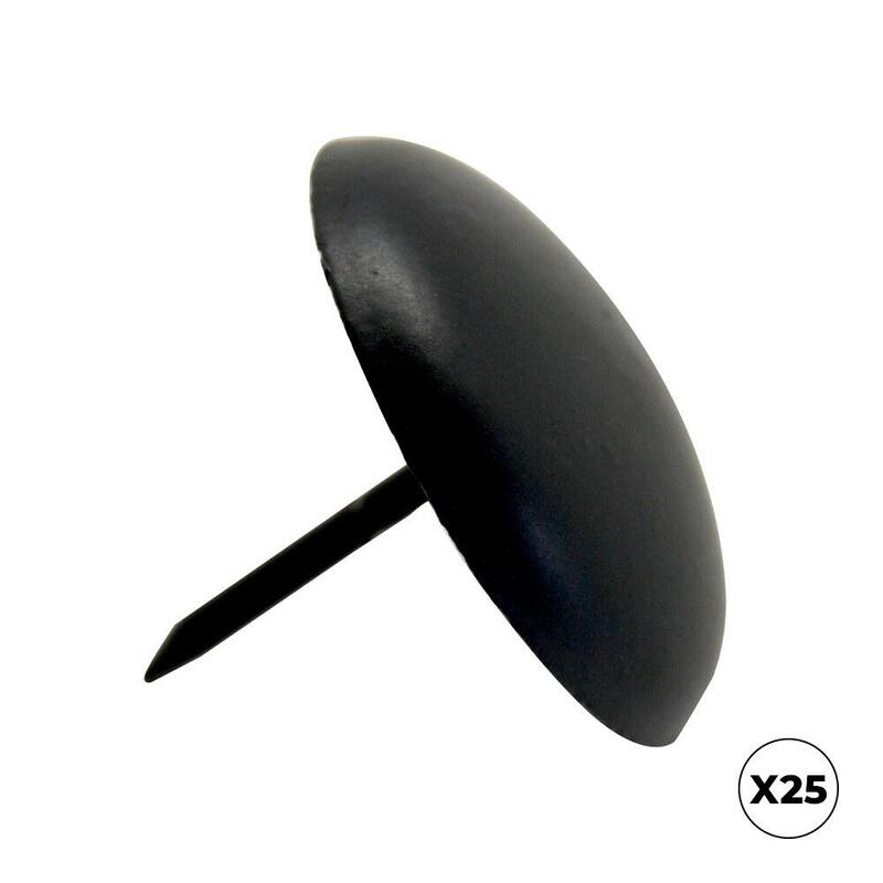 Clavo Redondo Cl01, Acero, Negro, 40 X 30 Mm, 25 Uds, Caja