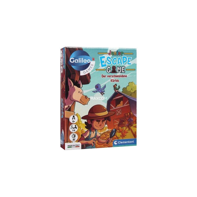 Clementoni Escape Game Junior - The Desapareció De Calabaza, Juego De Fiesta 59411