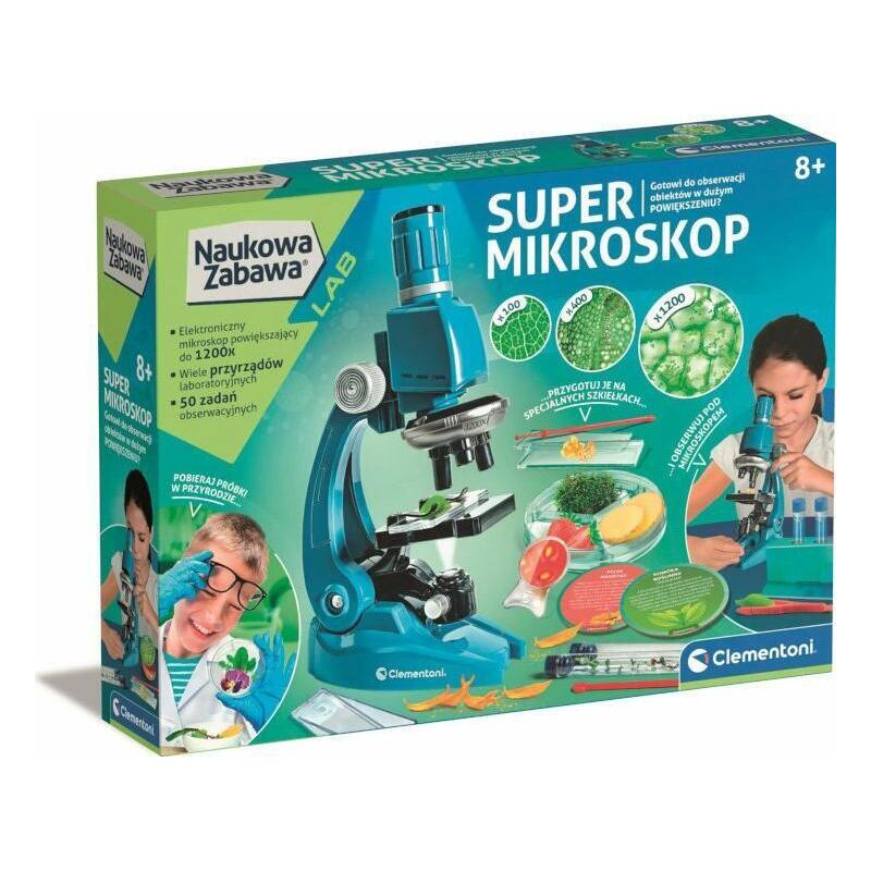 Clementoni Naukowa Zabawa Super Mikroskop