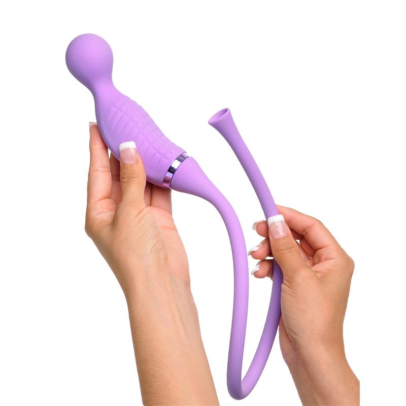 Vibrador Y Succionados Silicona Usb Climax-Her