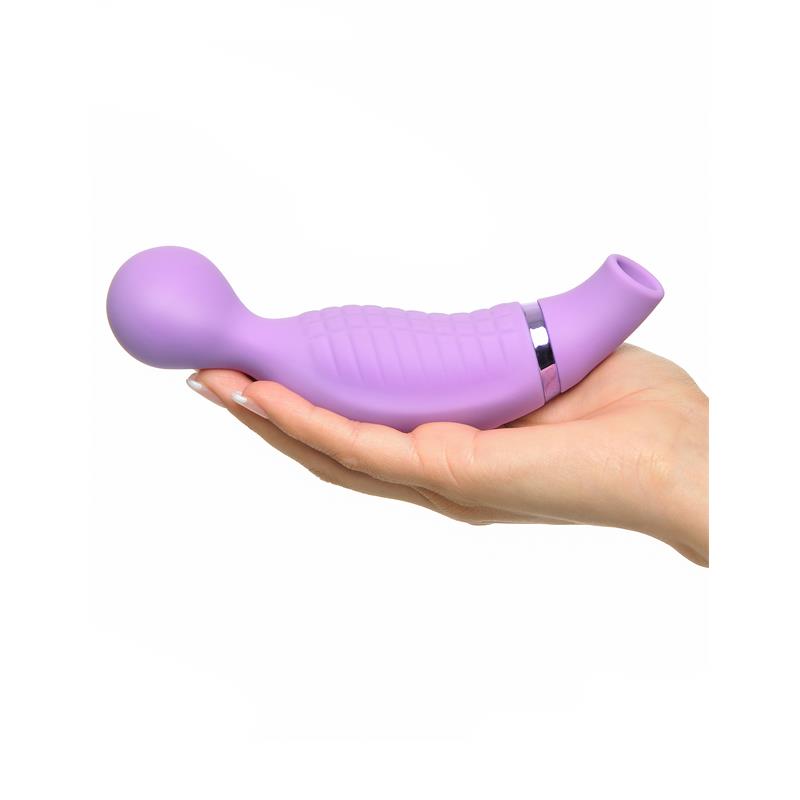 Vibrador Y Succionados Silicona Usb Climax-Her