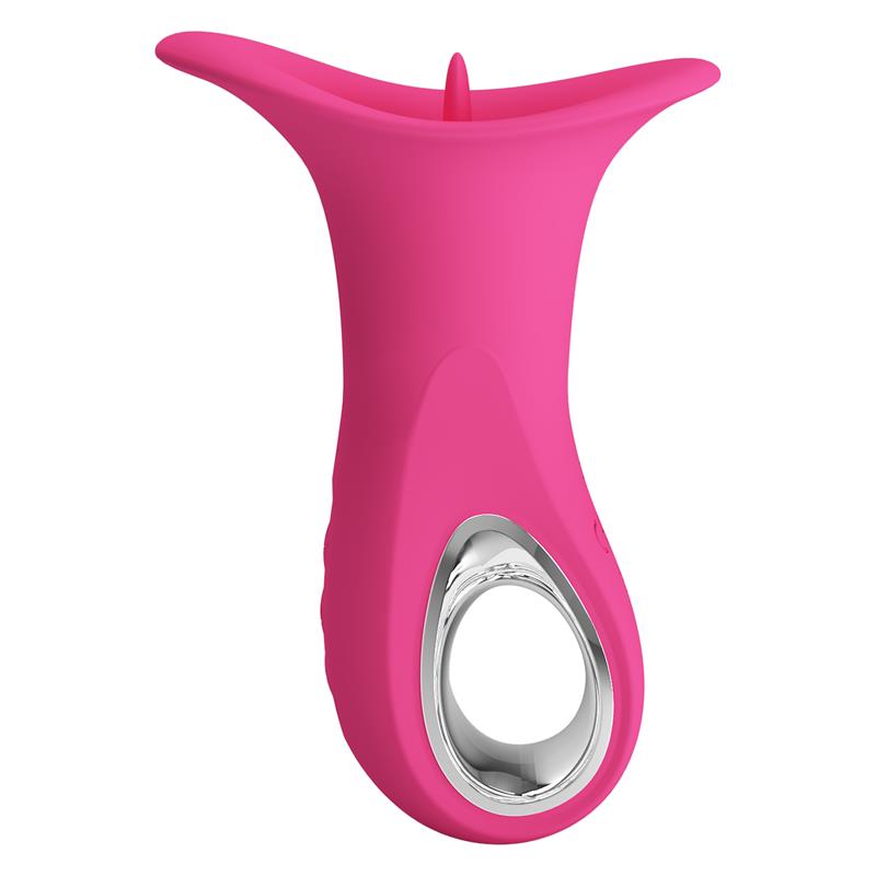 Pretty Love - Clyde Vibrador Oral Lengua Vibradora 12 Vibraciones Rosa