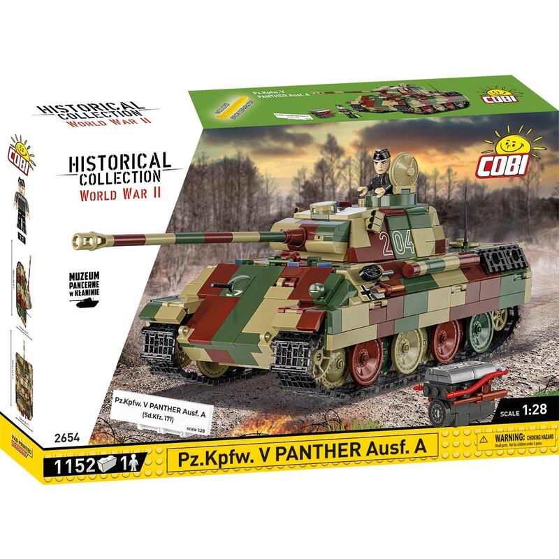 Klocki Pz.Kpfw.V Panther Ausf.A 1152 Klocki