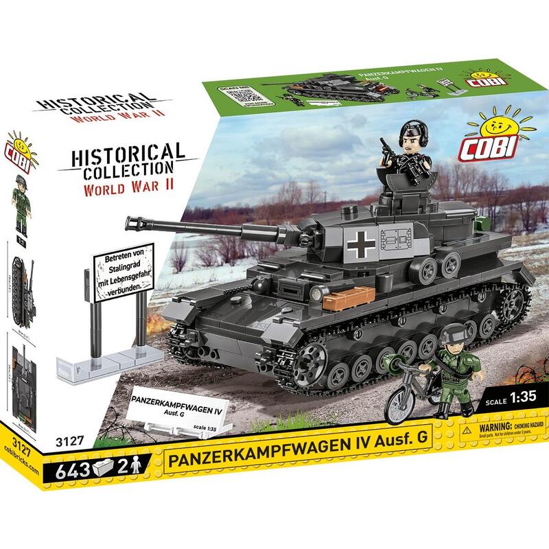 Klocki Panzerkampfwagen Iv Ausf. G 643 Klocków