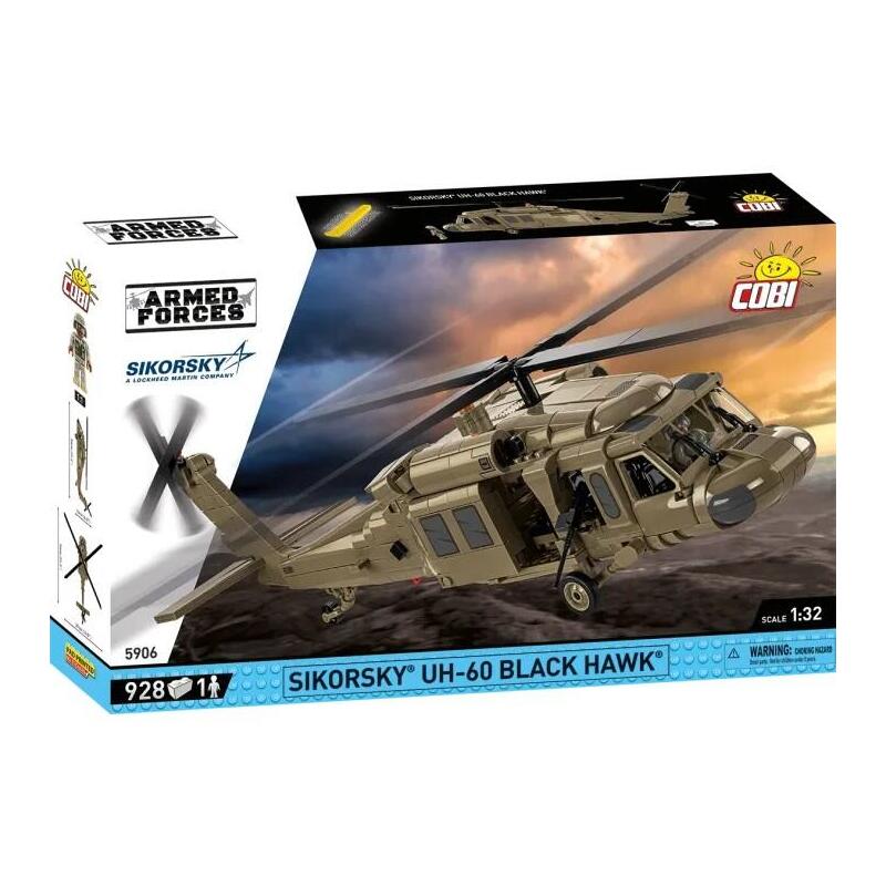 Klocki Sikorsky Uh-60 Black Hawk 928 Klocków