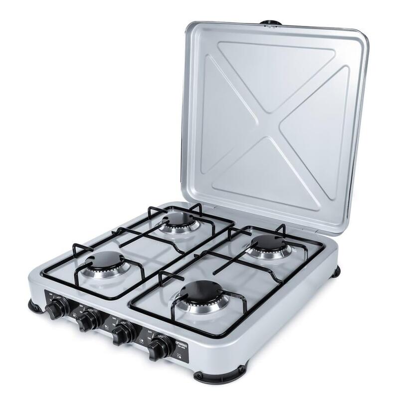 Cocina A Gas 4 Fuegos Promis Silver