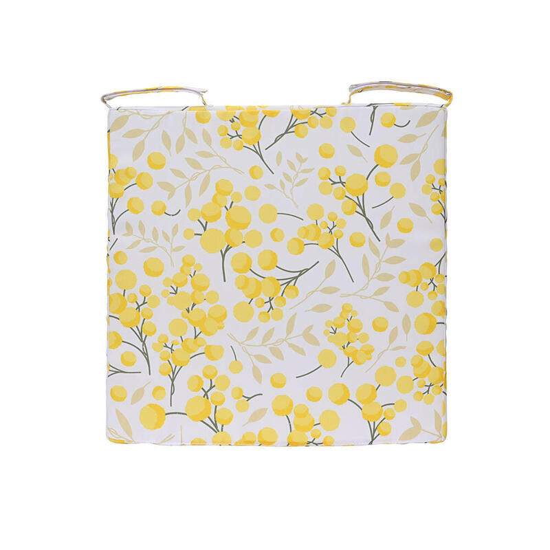 Cojín Cuadrado Poliéster Estampado, Exterior, 40 X 40 X 4 Cm