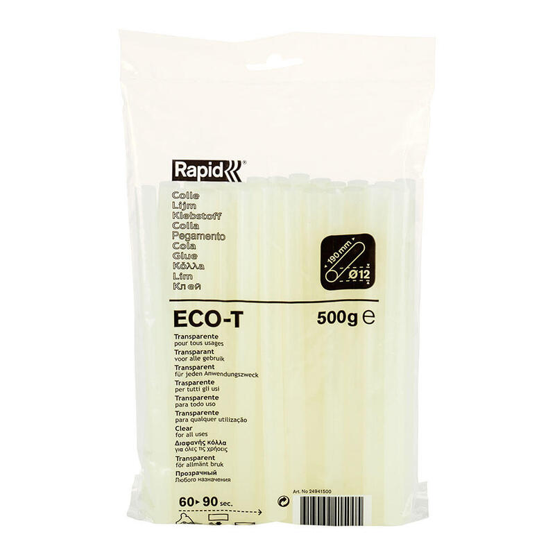 Cola 500g Eco T Ø12x190mm Transparente 24941500 Rapid