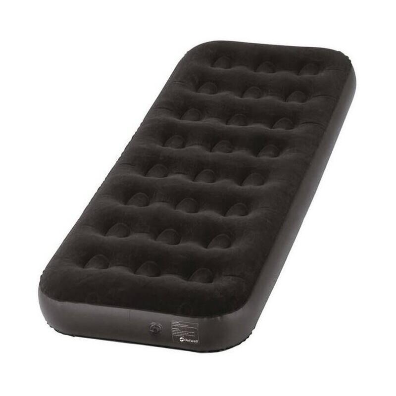 Colchón Individual Outwell Classic Air, Negro Y Gris.