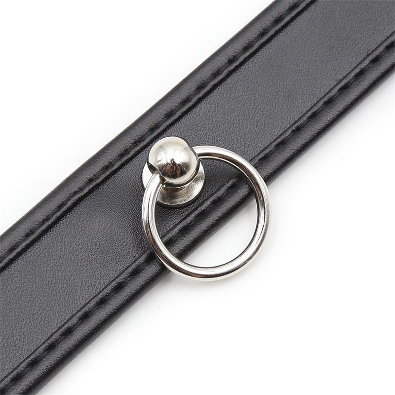 Collar Con Aro Negro