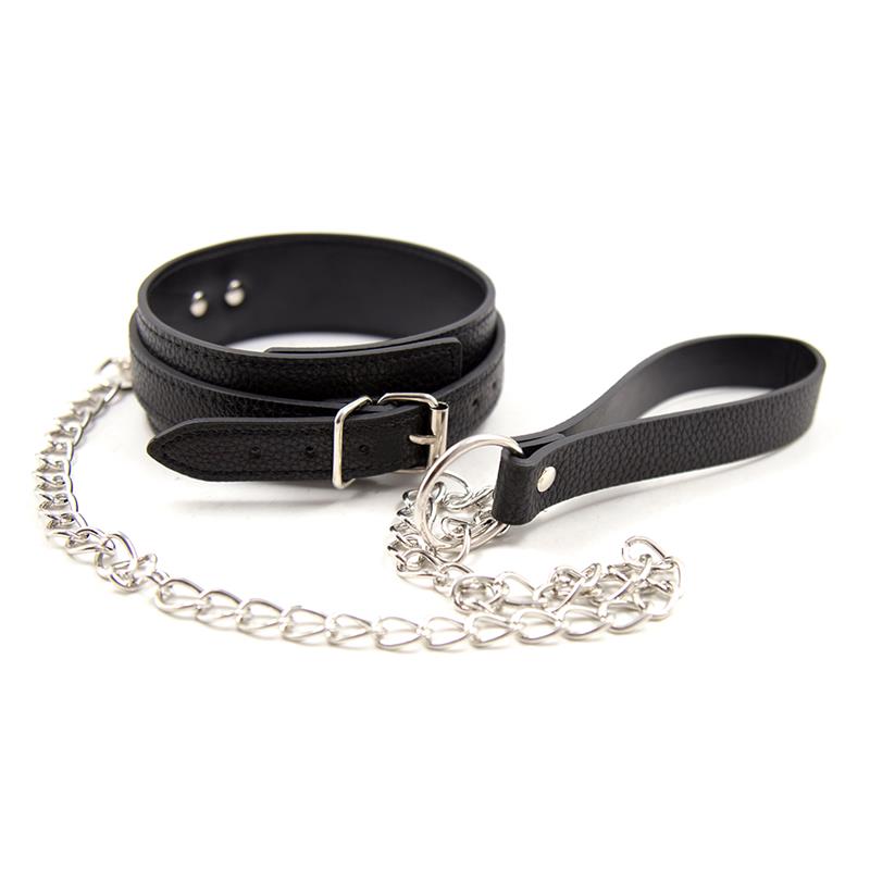 Collar Con Correa De Patrón De Serpiente