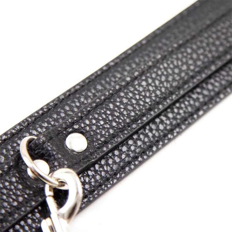 Collar Con Correa De Patrón De Serpiente