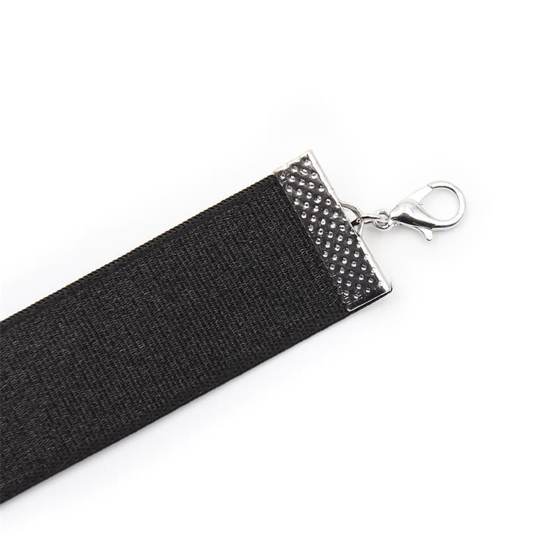 Collar Con Lazo Y Cascabel 36 Cm Negro L