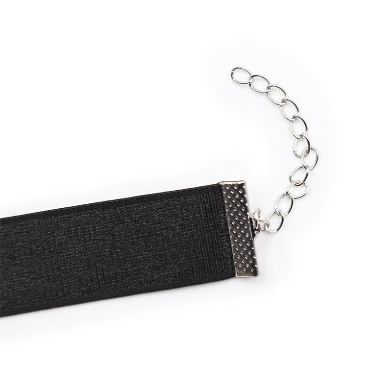 Collar Con Lazo Y Cascabel 36 Cm Negro L