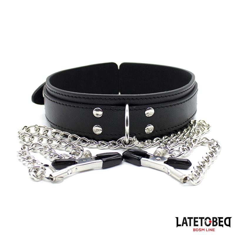 Collar Con Pinzas Para Los Pezones