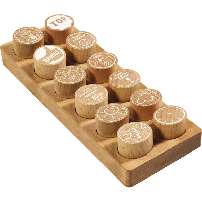 Colop Woodies Sello-Set "Lehrer-Motiv" Retail