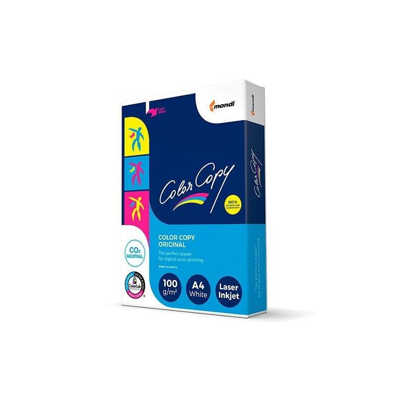 Color Copy Original Papel Reprográfico Din A4 Satinado 100gr Paquete De 500h 210x297mm Blanco