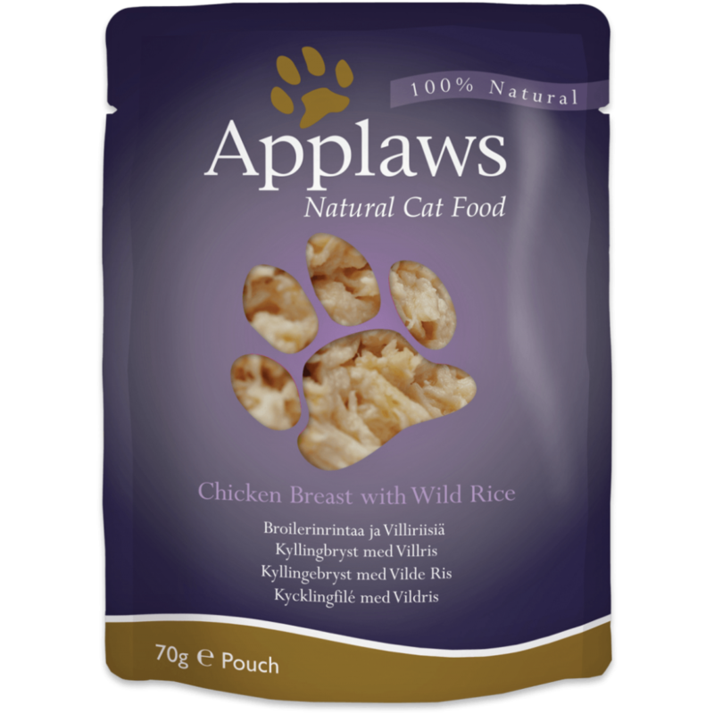 Comida Húmeda Para Gatos Applaws Natural Cat Food Chicken With Rice  70g