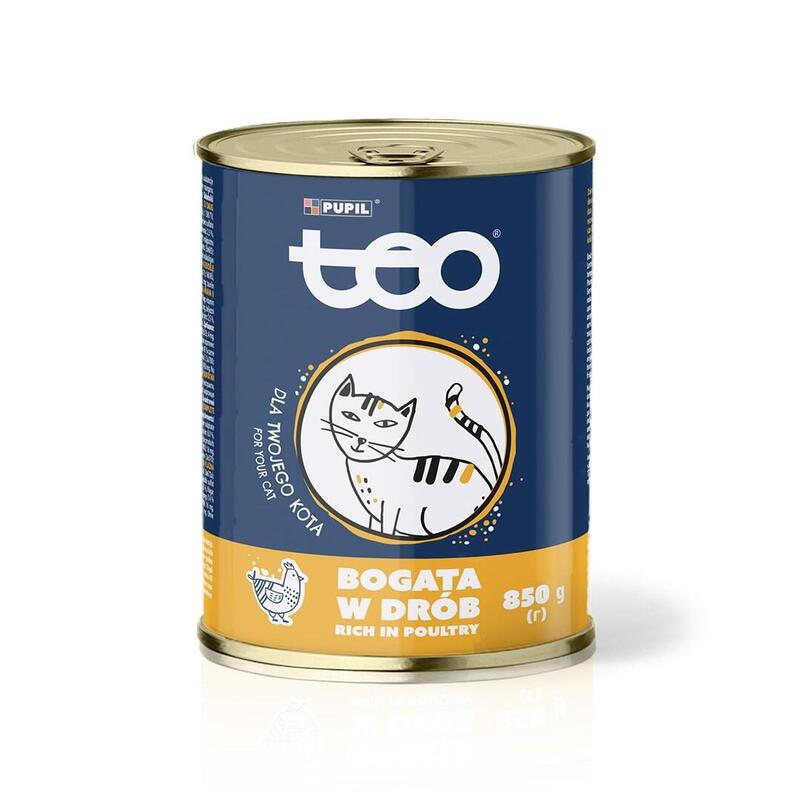 Comida Húmeda Para Gatos Teo Rich In Poultry  850g
