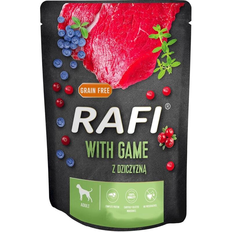 Comida Húmeda Para Perros Dolina Noteci Rafi   Mora Azul, Arándano 300 G