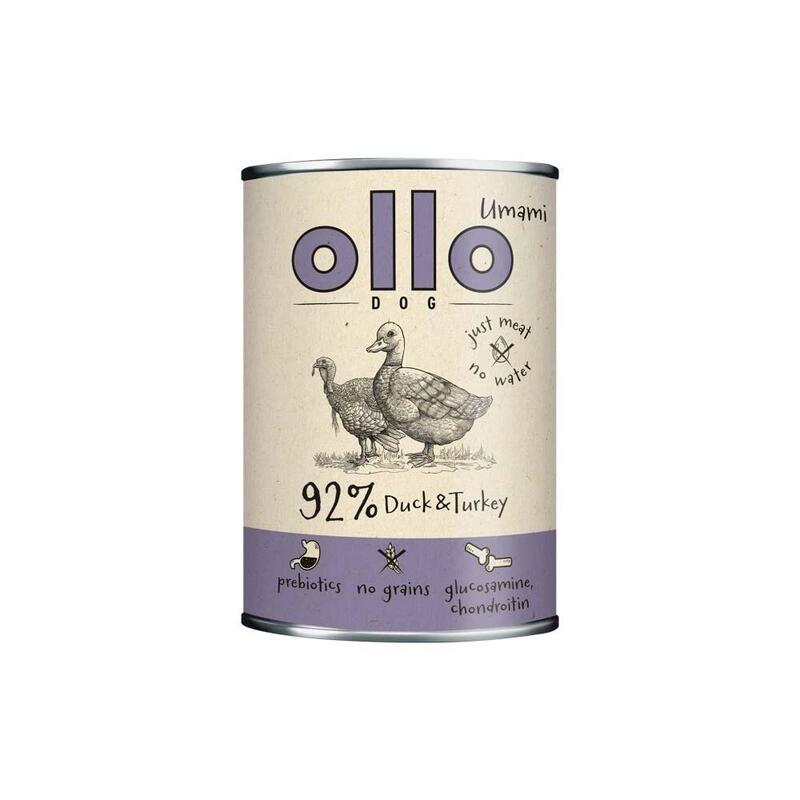 Comida Húmeda Para Perros Ollo Umami Duck And Turkey  850g