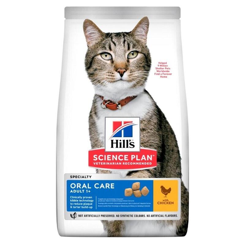 Comida Seca Para Gatos Hill'S Sp Adult Oral Care Pollo  1.5kg