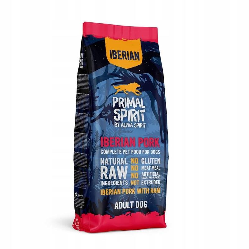 Comida Semihúmeda Para Perros Primal Spirit Iberian 70% Jamón De Cerdo  12 Kg